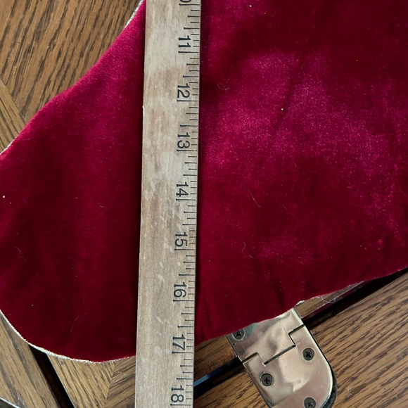 Soft Velvety Christmas Stocking - Picture 4 of 4